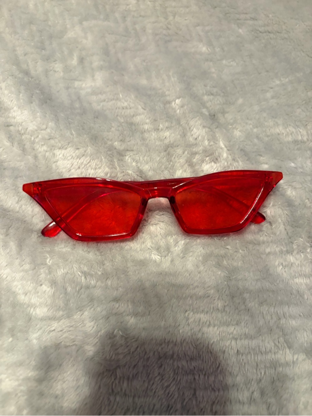 Red Cat-Eye Fashion Sunglasses